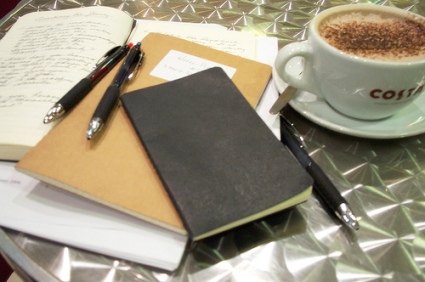 Coffee and Moleskine III from Lost in Scotland's Photostream